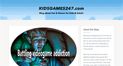 Desktop Screenshot of kidsgames247.com